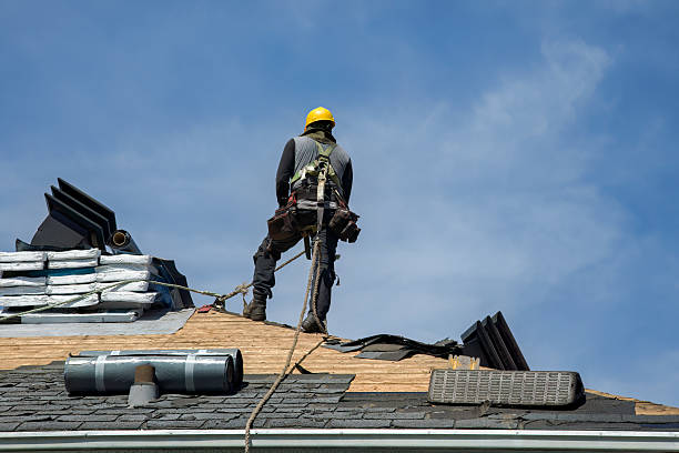 Professional Metal Roofing technician working in Pompey, NY